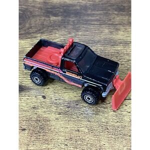 VINTAGE HOT WHEELS‎ 1979 MIDNIGHT REMOVAL SNOW PLOW TRUCK Black Chevy